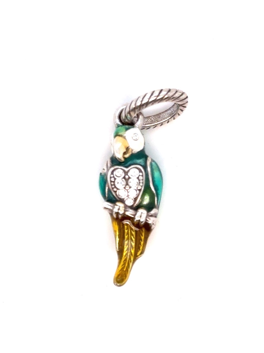 Brighton Enamel Parrot Charm